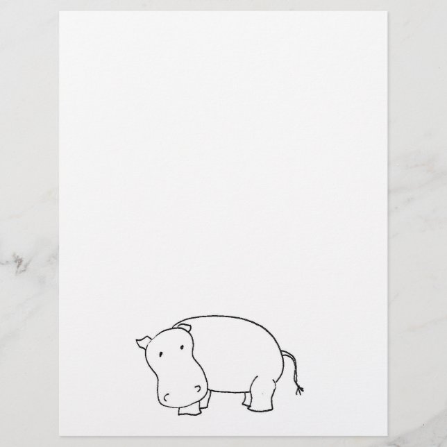 Papel Timbrado Hippo   (Frente)