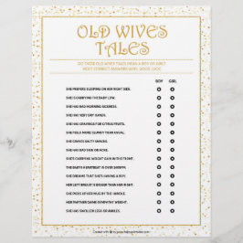 Papel Timbrado Histórias de Esposas Antigas [Estilos de Ouro]