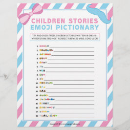 Papel Timbrado Imagem da História Infantil [Surpresa de Gênero]