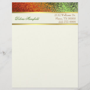 Papel Timbrado Imagem elegante do Foil Look Business Letterhead