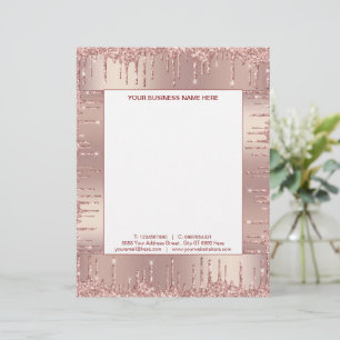 Papel Timbrado Informações sobre o nome do texto personalizado ti