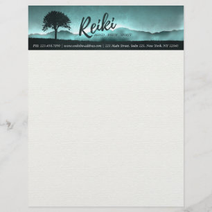 Papel Timbrado Instrutor de Mediação Natural de Reiki e Yoga