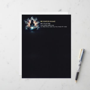 Papel Timbrado Ioga Instrutor Meditação Dose Brilhante Lotus