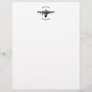 Papel Timbrado Jato de combate