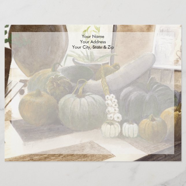 Papel Timbrado Jennifer's Pumpkins (Frente)
