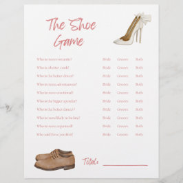 Papel Timbrado Jogo do Calçado - Jogo do Chá de panela