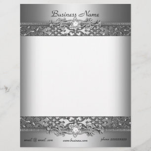 Papel Timbrado Joia Elegante e Sofisticada com Relevo em Damasco
