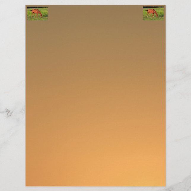 Papel Timbrado Kansas Red Horse - Letra Head (Frente)