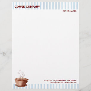Papel Timbrado Lanterna de Café