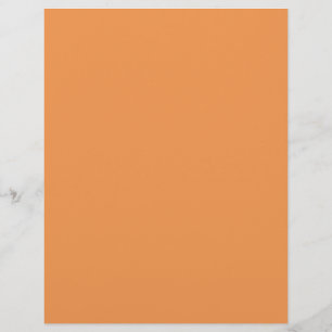 Papel Timbrado  Laranja esmaecido (cor sólida) 