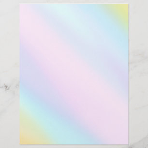 Papel Timbrado Lavagem de Pastel em Pálida Cor de Água
