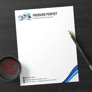 Papel Timbrado Lavagem Profissional com Pressão & Limpeza a Vapor