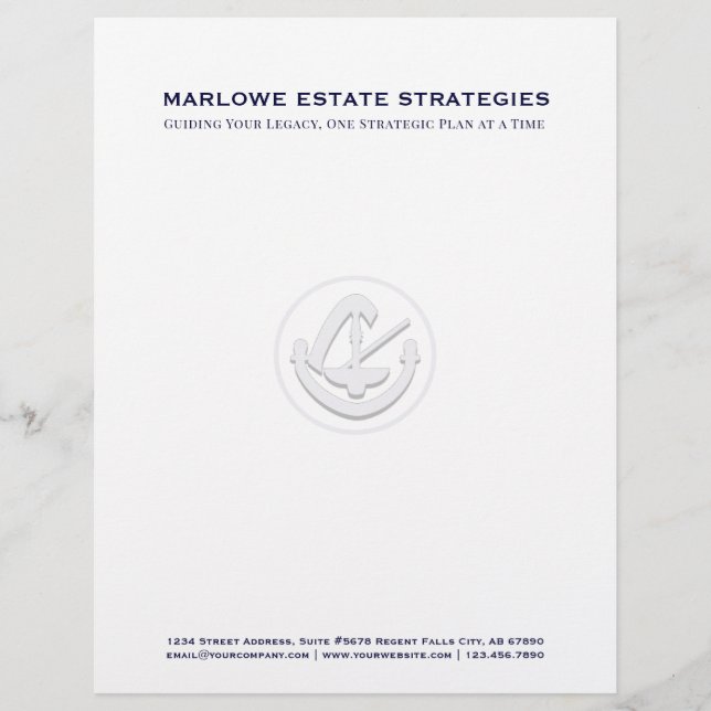 Papel Timbrado Law Office Letterhead (Frente)