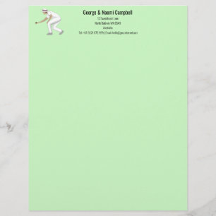 Papel Timbrado Lawn Bowls