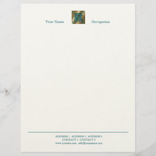 Papel Timbrado Letra Antica R - Letterhead