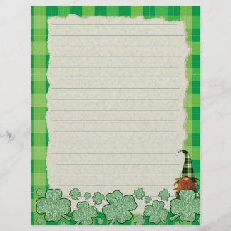 Papel Timbrado Letra Shamrock