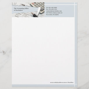 Papel Timbrado Letreiro Contábil