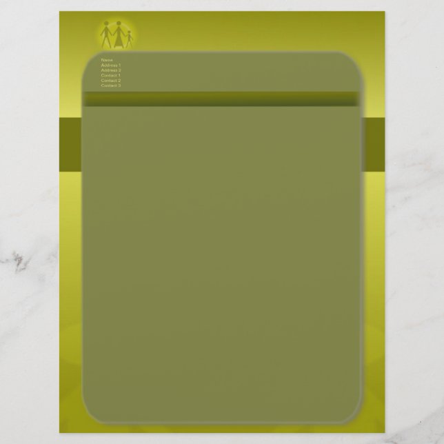 Papel Timbrado Letreiro da família (Frente)