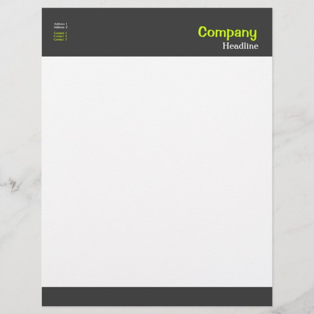 Papel Timbrado Letreiro profissional (Frente)