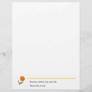 Papel Timbrado Letterhead - Calendário