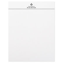Letterhead Classic Masonic