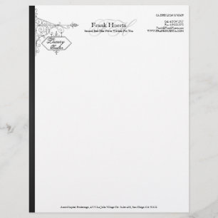 Papel Timbrado Letterhead Comercial do Realator Personalizado V1