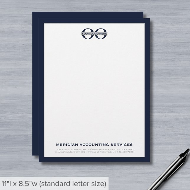 Papel Timbrado Letterhead da empresa com logotipo (Criador carregado)