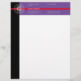 Papel Timbrado Letterhead de importações globais