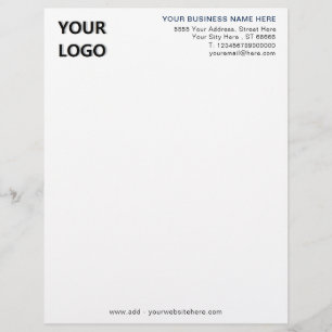 Papel Timbrado Letterhead do escritório da sua empresa com logoti