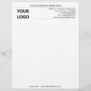 Papel Timbrado Letterhead e logotipo do escritório clássico per