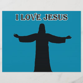 Papel Timbrado Letterhead i love jesus
