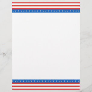Papel Timbrado Letterhead Patriótica