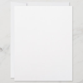 Papel Timbrado Letterhead Personalizada Elegante com Envelope Cor