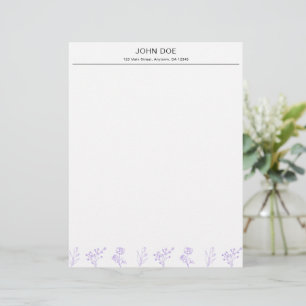 Papel Timbrado Letterhead Personalizado com Nome e Endereço