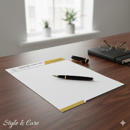 Papel Timbrado Letterhead personalizado para uso pessoal e comerc