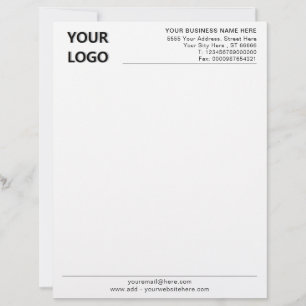 Papel Timbrado Letterhead Personalizado Seu Escritório De Logoti