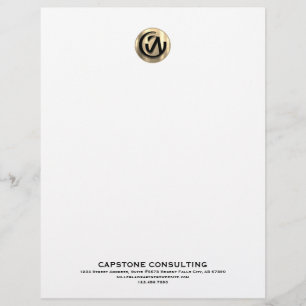 Papel Timbrado Letterhead personalizável para empresas profission