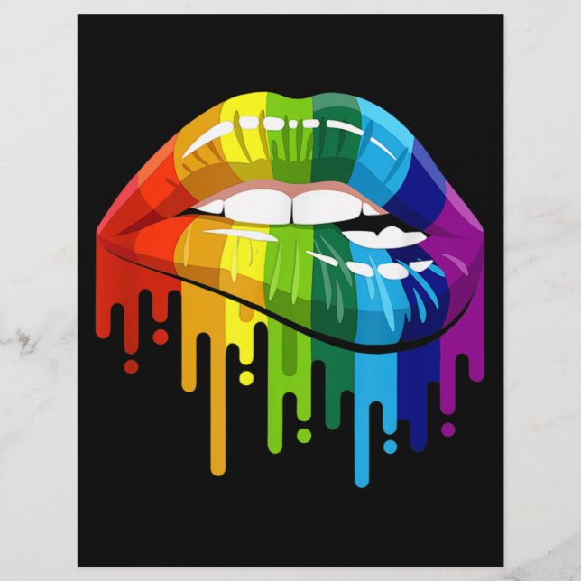 Papel Timbrado LGBT Orgulho gay (Frente)