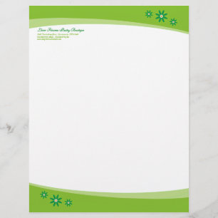 Papel Timbrado Limão Flor Letreiro