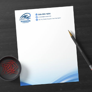 Papel Timbrado Limpeza da central elétrica por lavagem de pressão