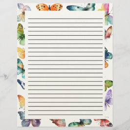 Papel Timbrado Lindas Borboletas Lindas