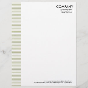 Papel Timbrado Lined Margin - Khaki