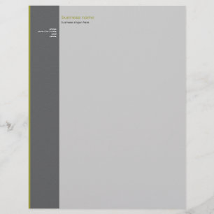 Papel Timbrado Listra verde-oliva simples moderna elegante lisa