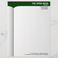 Livro Aberto - Verde Escuro 003300