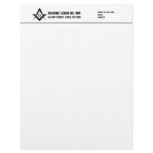 Lodge Letterhead - Negrito