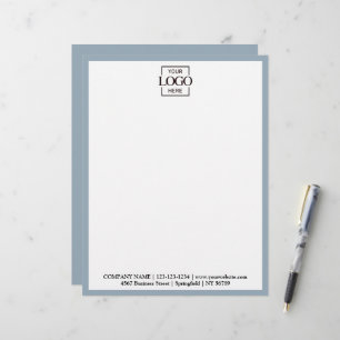 Papel Timbrado Logotipo Comercial de Marcas da Empresa Custom Ele