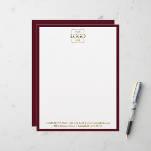 Papel Timbrado Logotipo Comercial de Marcas da Empresa Elegant Cu