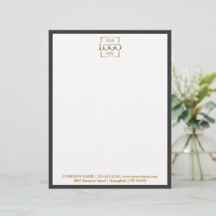 Papel Timbrado Logotipo Comercial de Marcas da Empresa Elegant Cu