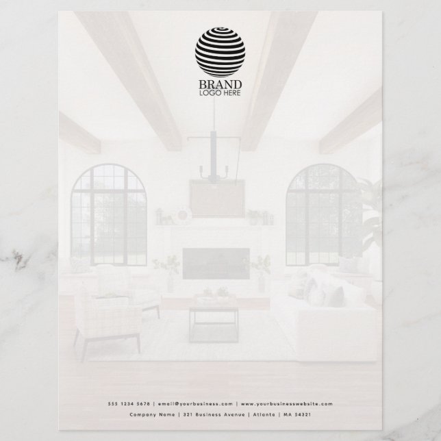 Papel Timbrado Logotipo comercial e Logotipo Logotipo Professiona (Frente)