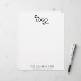 Papel Timbrado Logotipo de empresa moderno